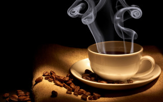 Coffee smoke saucer almonds morning 2 - a saucer free wallpaper
