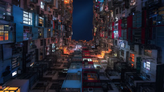 Cyberpunk cityscape tokyo night neon - adrian zingg free wallpaper