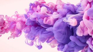 Purple pink ink water 3d 2 - liquid free wallpaper
