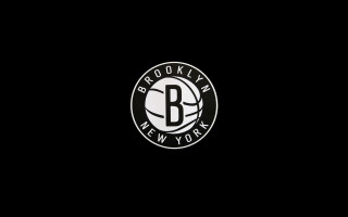 Basketball brooklyn nets logo dark - a basketball ball free wallpaper for desktop