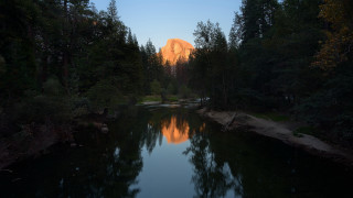 River mountain sunset reflection nature - david martin free wallpaper for desktop