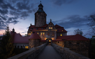 Romantic german architecture tower castle - a large building free wallpaper