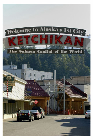 Ketchikan road sign alaska - free city wallpaper for mobile