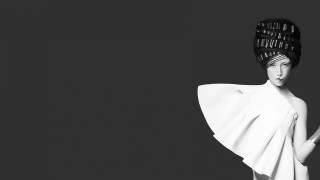 Woman white dress black hat 6 - a black hat free wallpaper