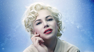 Blonde woman starry sky aurora - dorothy coke free wallpaper