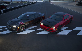 Two cars race track checkered - two car free wallpaper