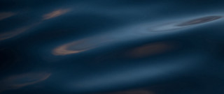 Blue brown ocean clouds minimalism - the water below free wallpaper for desktop