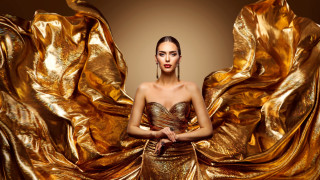 Gold dress bronze sculpture fashion - a gold dress free wallpaper
