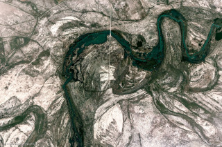 River rocky green snake black - a rocky area free wallpaper