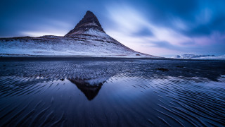 Mountain reflection night sky clouds - caspar wolf free wallpaper for desktop