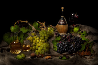 Wine grapes stilllife christmas food - food photography free wallpaper