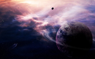 Space planet star blackhole aurora 2 - free space wallpaper