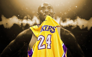 Man lakers jersey basketball smoke - a basketball free wallpaper