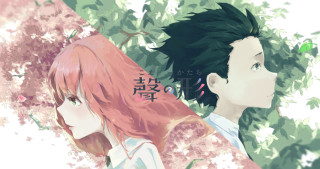 Anime couple tree leaves pink - pink flower free wallpaper