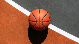 Basketball shadow court white line - the ground below free wallpaper
