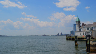 Hudson river building clock tower - fitz henry lane free wallpaper for desktop