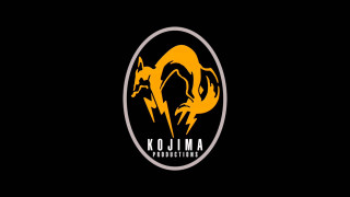 Black yellow logo mountain background - metal gear free wallpaper