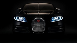 Bugatti headlights glowing dark dahlov - the headlight free wallpaper