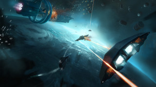 Space station rocket earth ocean - a space station free wallpaper for desktop