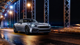 Silver sports car city night - correggio free wallpaper for desktop