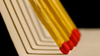 Yellow red pencils macro food - a row free wallpaper