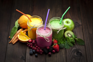 Fruit vegetables mason jars juices - free sports wallpaper
