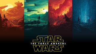 Star wars poster colorful silhouette - the character free wallpaper for desktop