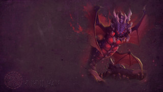 Red dragon blood large body - back leg free wallpaper