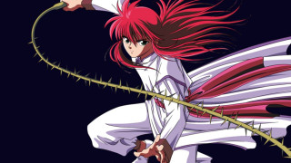 Woman red hair white shirt 9 - yukito kishiro free wallpaper