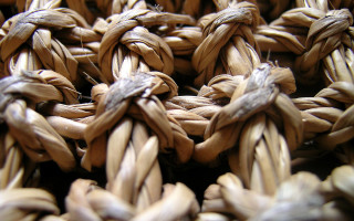 Woven brown assemblage macro intricate - anni alber free wallpaper
