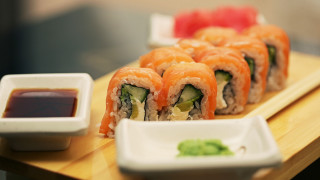 Sushi sauce plate table blurry - asai chū free wallpaper