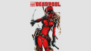 Deadpool character swords hands female - her hand and a sword free wallpaper