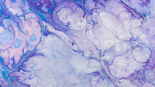 Abstract blue fire tentacles vaporwave - an abstract painting free wallpaper