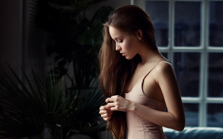 Elina karimova dress window hands - a woman in a dress free wallpaper for desktop