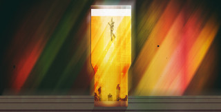 Tall vase cross colorful background - liam brazier free wallpaper