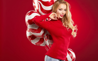 Balloons hands Eszter Mattioni fashion - free holidays wallpaper