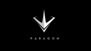 Black white logo arrow paragon - low free wallpaper for desktop