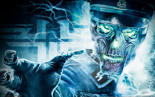 Creepy man uniform dog lightning - a man in a uniform free wallpaper