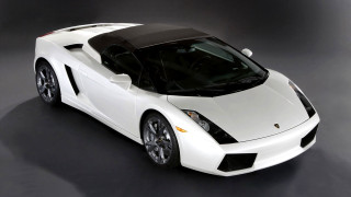 White sports car studio black - a studio photo free wallpaper