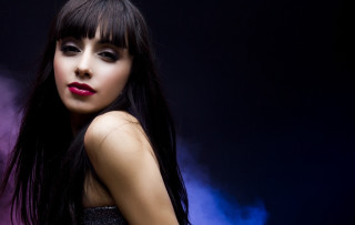 Daphne mcclure gothic fashion portrait - a red lipstick free wallpaper for desktop