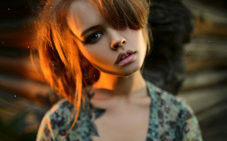 Woman nose piercing blurry background - behance hd free wallpaper