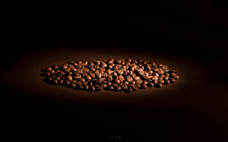 Coffee beans shadow still life 2 - free textures wallpaper