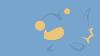 Blue yellow background design side - design free wallpaper