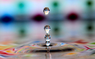 Water drop colorful pattern synchromism - anthony s waters free wallpaper