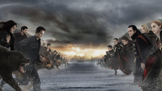 Snowy field wolf man suit - field next free wallpaper