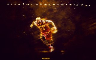 Basketball player running spotlight dark - liam brazier free wallpaper
