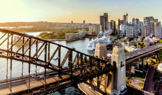 Tokyo bridge train city water - elizabeth durack free wallpaper