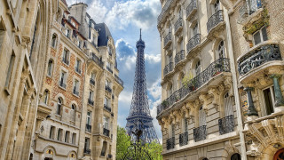 Paris clocktower cityscape architecture fantasy - paris school free wallpaper