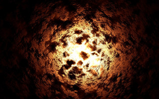 Fireball mandelbrot ambient occlusion explosion 2 - global illumination free wallpaper for desktop