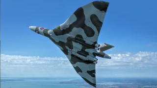Camouflaged fighter jet blue sky 2 - fighter free wallpaper